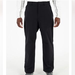 SUNICE Black Tornado Flex Vent Flat Front Golf Pant Size Large